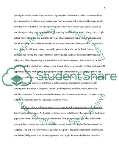 The Most Significant Engineering Achievements