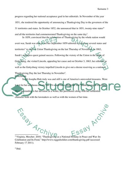 The Hisrory of Thanksgiving Holiday