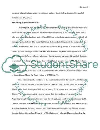 Alcohol-related Motor Vehicle Trafic Crashed