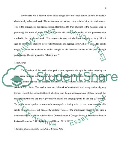 Modernism as a Freedom