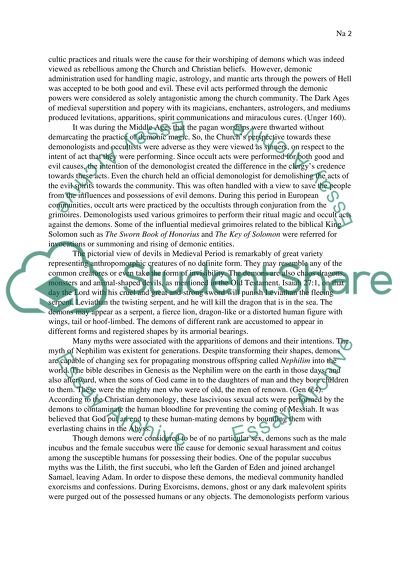 Christian Demonology from the Biblical Perspective