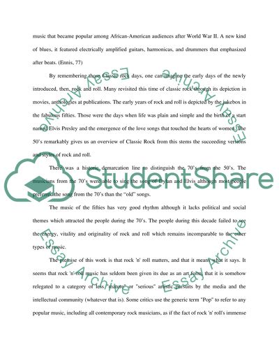 The Origins of Rock Music