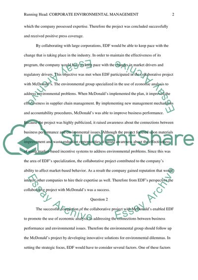 Corporate Environmental Management