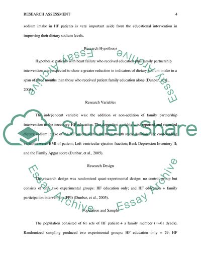 Heart Failure Patients and Family Involvement in Patient Treatment