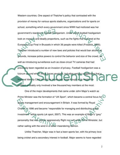 Governments Attitude and Policy towards Sport