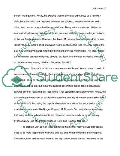 Corporate Responsibility for Childhood Obesity