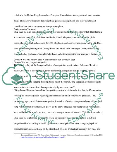 Competition and Competition Policy