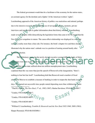 By Paul K. Conklin - The New Deal