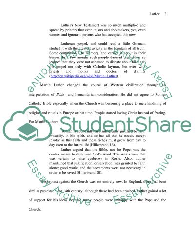 Martin Luthers Protestant Breakthrough Its Political, Social and Economic Impact