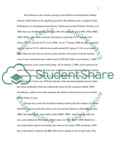 Banking Sector of India