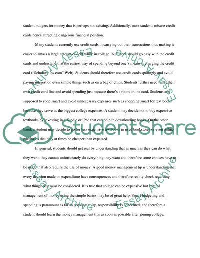 How Can College Students Manage Their Money