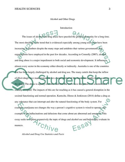 The Issues of Alcohol and Drug Abuse