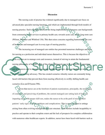 Program and University Benchmark: Societal trends in Nursing and Patient Education paper