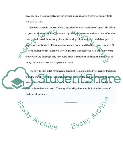 How does Tolstoy Use his Characters to Show Materialistic Life