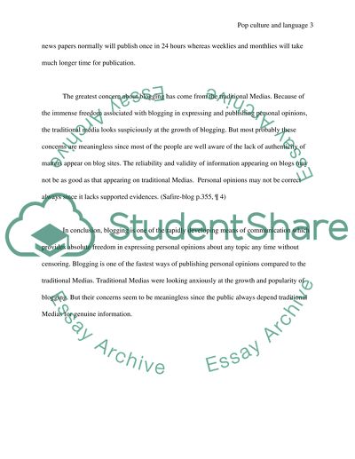 Blog - how pop culture can change language