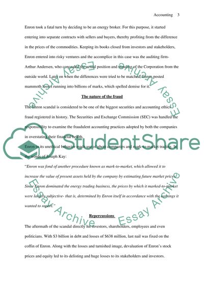 Breach of Professional Accounting Ethics