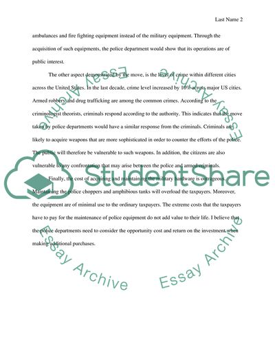 Letter to the editor