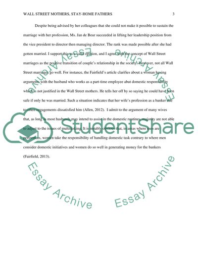 Women can be great in work instead of staying at home