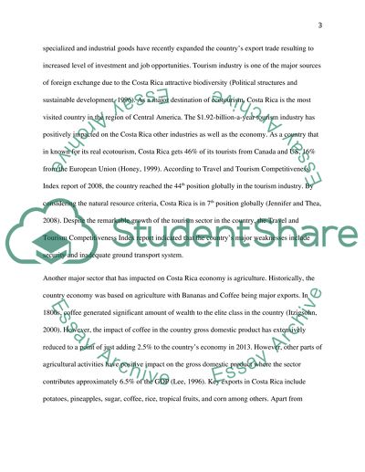 Emerging Market Economy in Costa Rica