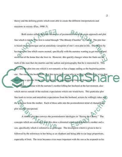 Do Angela Carter and Jeanette Winterson Belong to Postmodernism