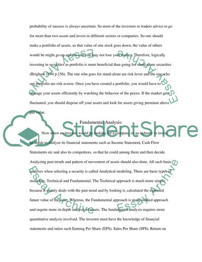 Different Approaches to Investing