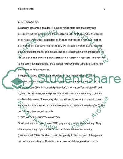 Small and Medium Enterprises