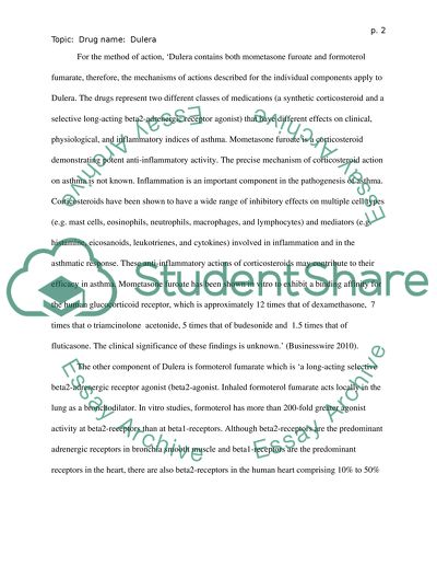 Dulera (mometasone furoate + formoterol fumarate dihydrate) Treatment