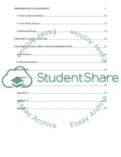 Performance Management For a Profit Organization