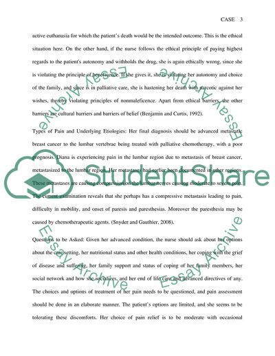 Nursing: Ethical Situation