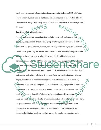 Organisational Behaviour