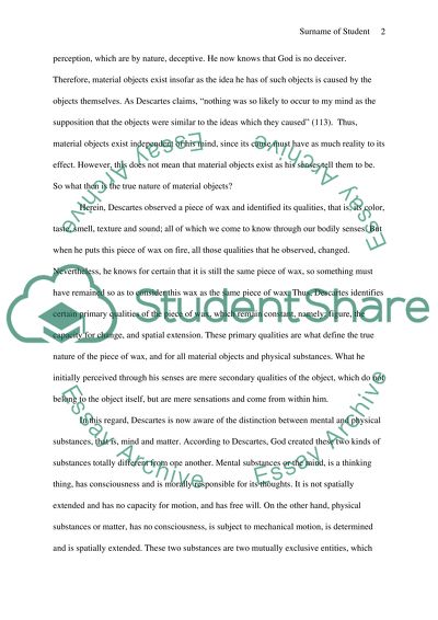 Modern Philosophy According to Descartes