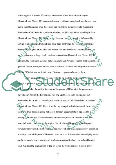 Relationship of the U.S with Iran and Iraq in the 1980s