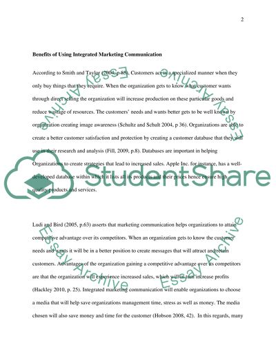 Integrated Marketing Communications