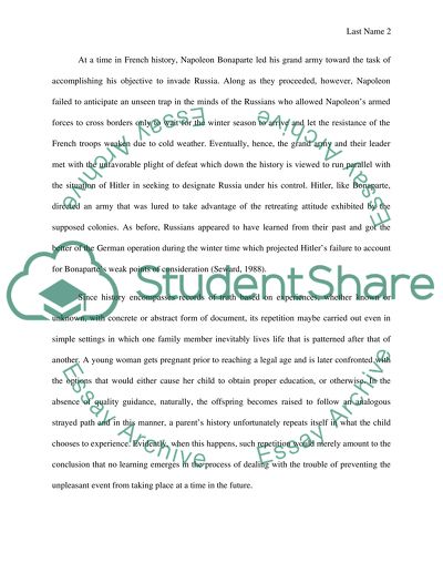 Discuss Edmund Burkes Quote: Those Who Dont Know History Are Destined to Repeat It