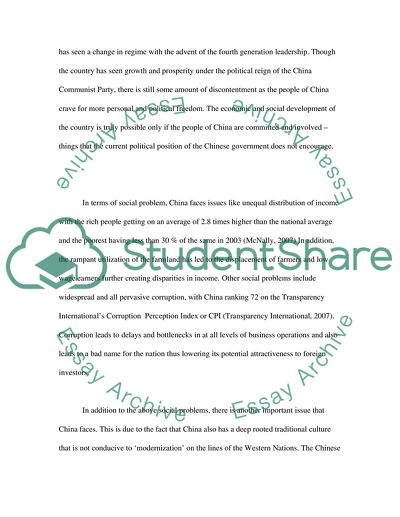 China: factory to the world