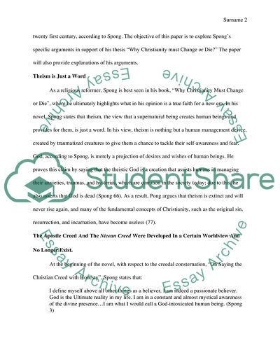 Why Christianity Must Change or Die