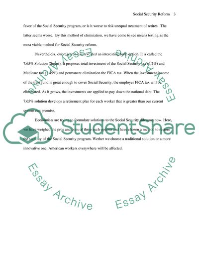 Social Security Reform Is in Trouble