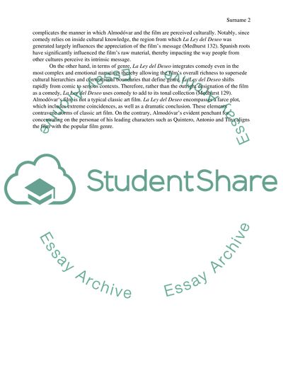 Critical Response Paper