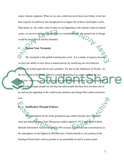 Teaching Equivalence Global Warming to Elementary Age Children