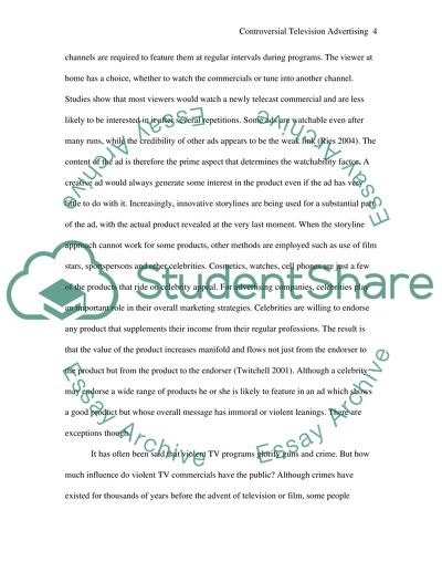 Controversial Television Advertising