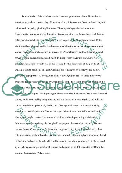 Shakespeare adaptions