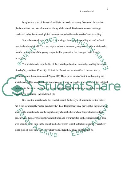 A Virtual World - the Consequences of Living a Second Life