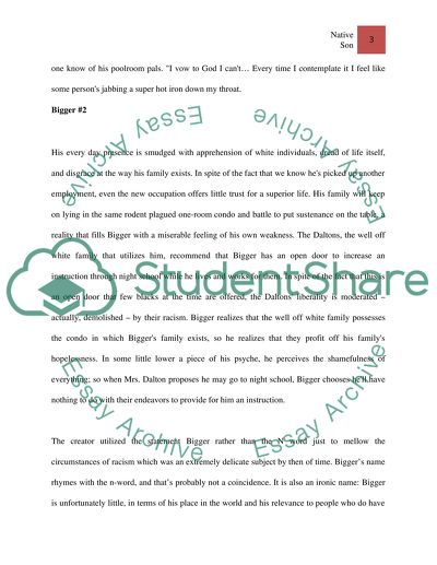 Analysis of Native Son