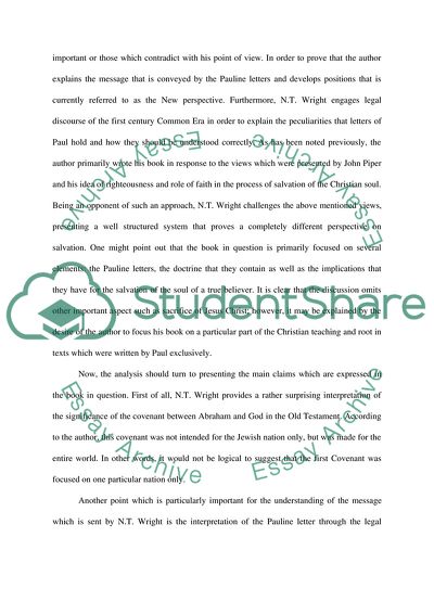 Gods Plan and Pauls Vision