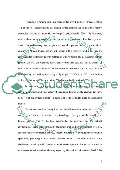 Ethical and Sustainable Tourism as Practise in Florence, Italy