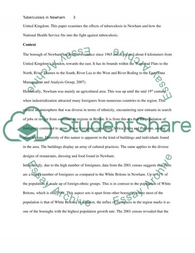 Tuberculosis essay