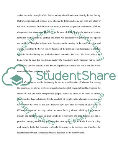 William ODouglas (The Black Silence of Fear),