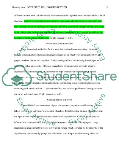 Intercultural Communication