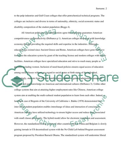 American Colleges Offer Equal Opportunities in Access to Education