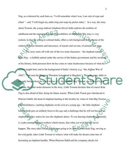 Toomai of the Elephants